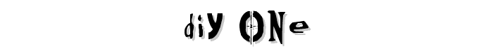 DIY One font